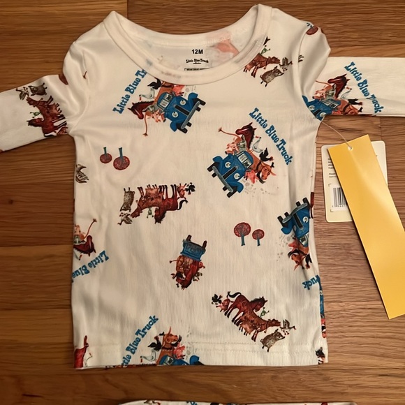 Little Blue Truck  Pj set 12m NWT - Picture 2 of 12